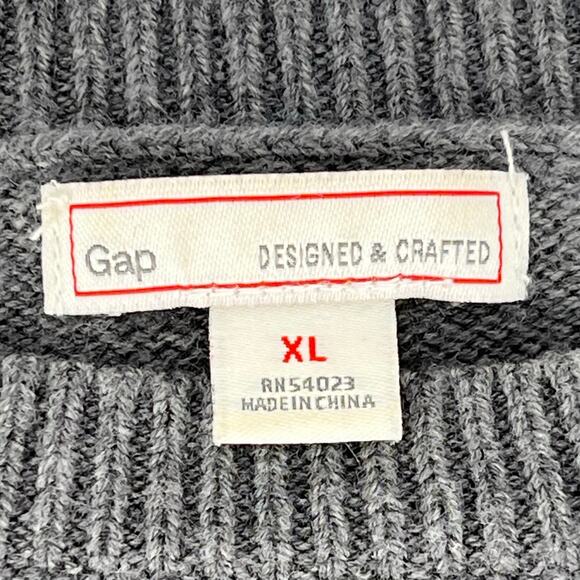 GAP gray polka dot sweater - Picture 3 of 5